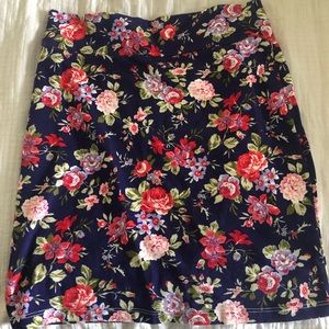 Uo Floral Bodycon Pencil Skirt